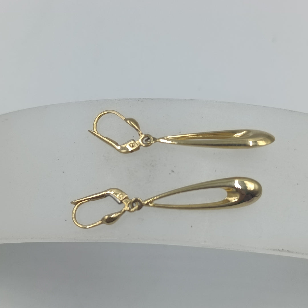 ARETES PAR ORO 14 K 2.1 GRMS (SEMINUEVO)
