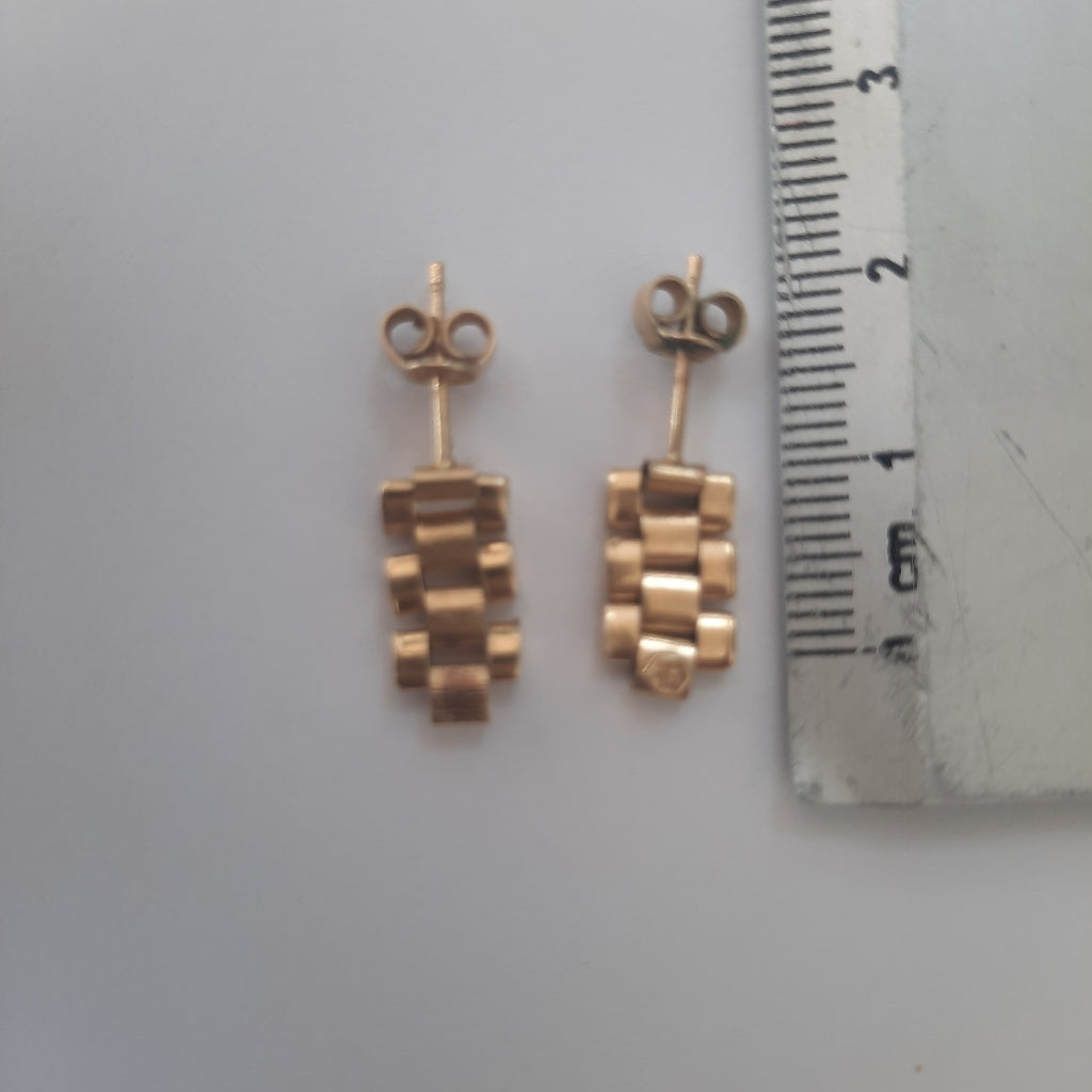 ARETES PAR ORO 14 K 1.4 GRMS (SEMINUEVO)