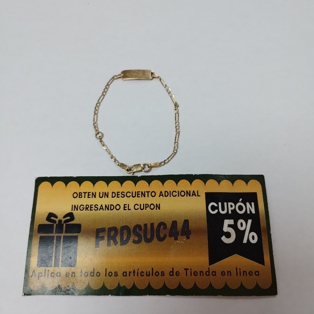 ESCLAVA ORO 14 K 1.7 GRMS (SEMINUEVO)