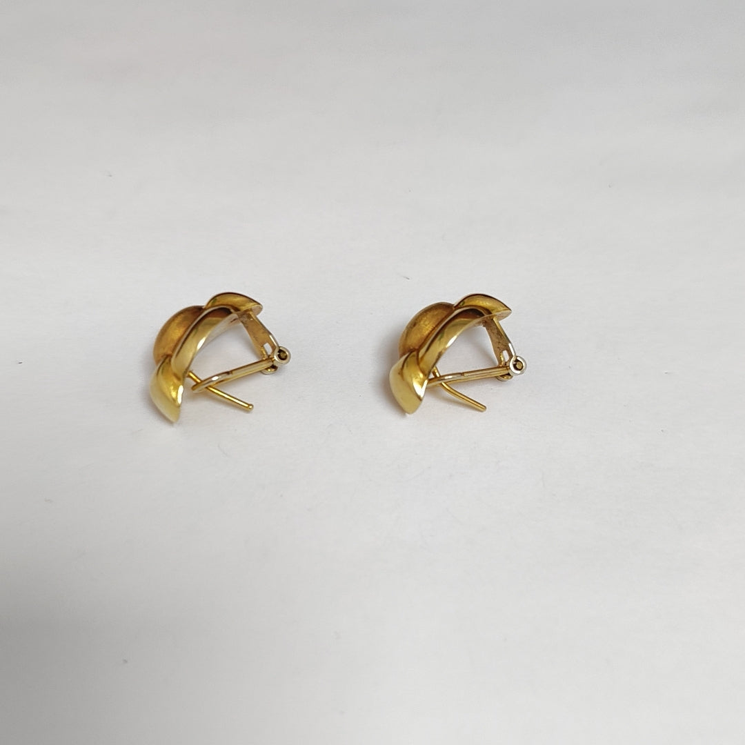 ARETES PAR ORO 14 K 6,00 GRMS (SEMINUEVO)