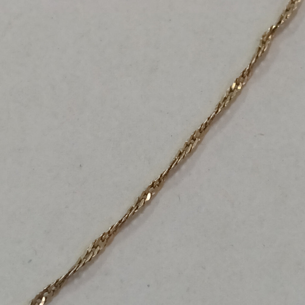 CADENA,CRUCIFIJO ORO 14 K 2,30 GRMS (SEMINUEVO)