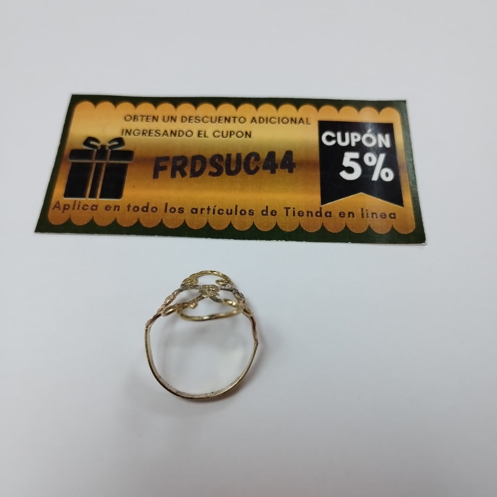 K1 1,90 GRMS 10 K ESPECIFICACIONES COMPLEMENTARIAS ANILLO DE 10K ORO COMBINADO A (SEMINUEVO)