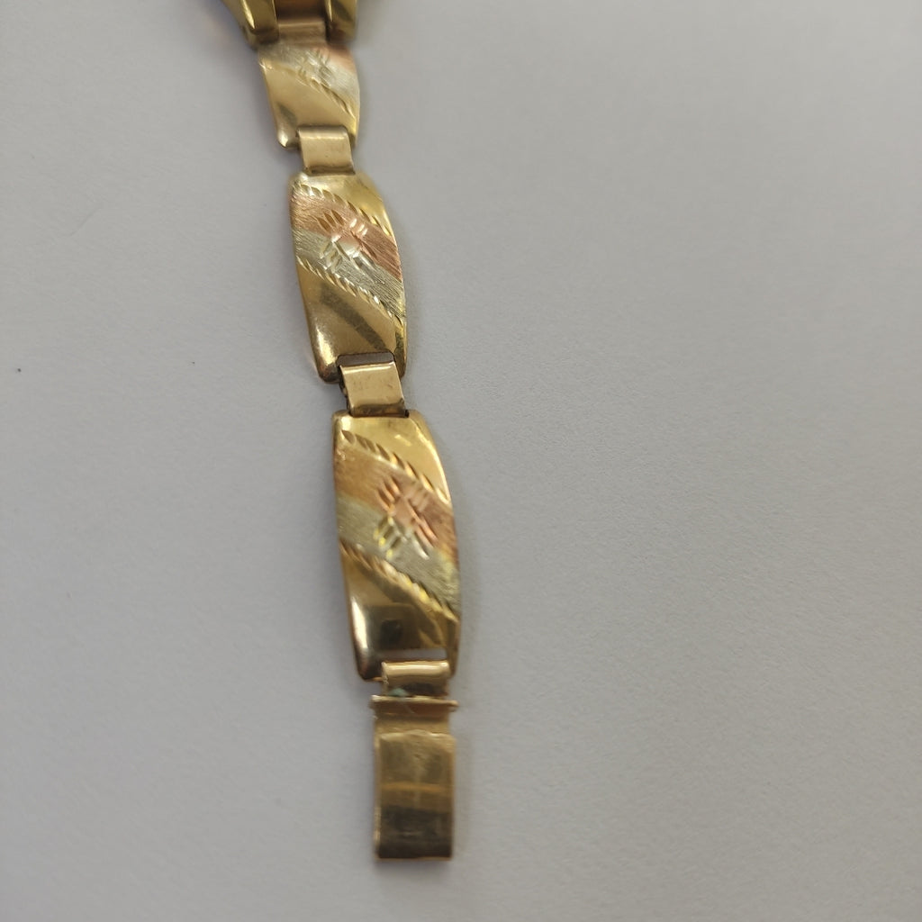 RELOJ CAJA ACERO PULSO ORO ORO 10 K 15.3 GRMS (SEMINUEVO)