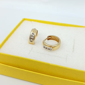 ARRACADAS PAR ORO 14 K 2.7 GRMS (SEMINUEVO)