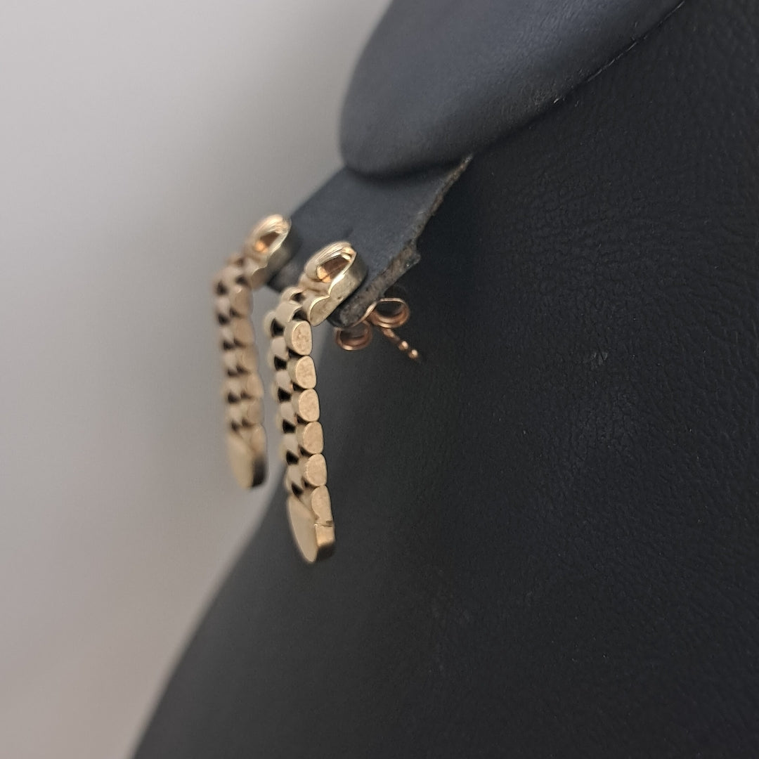 ARETES PAR ORO 14 K 7,60 GRMS (SEMINUEVO)