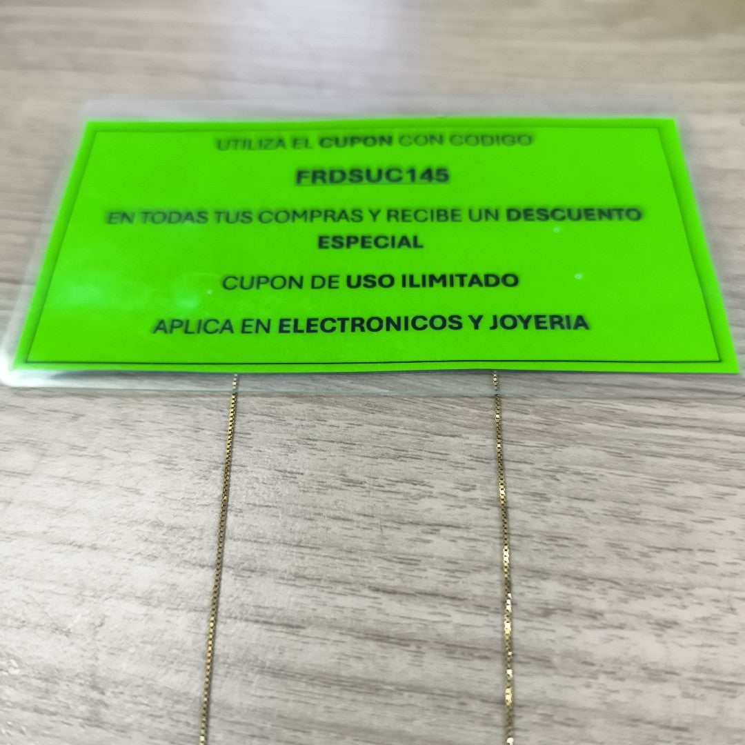 CADENA ORO 14 K 2,90 GRMS (SEMINUEVO)