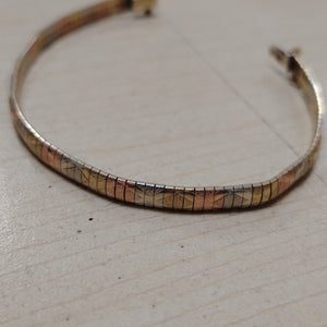 PULSERA RIGIDA ORO 8 K 10.8 GRMS (SEMINUEVO)