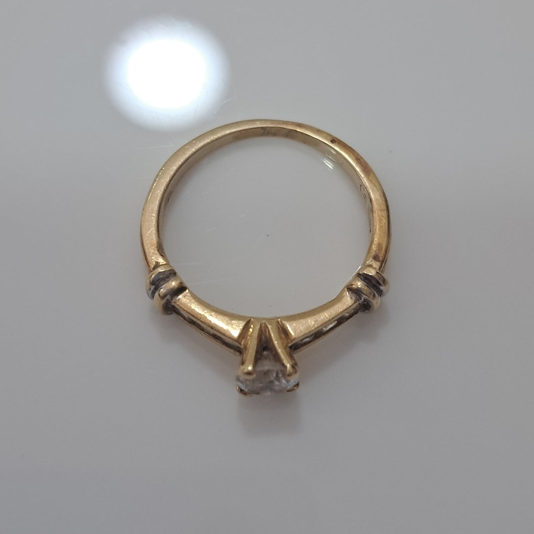 ANILLO ORO 14 K 3.3 GRMS (SEMINUEVO)