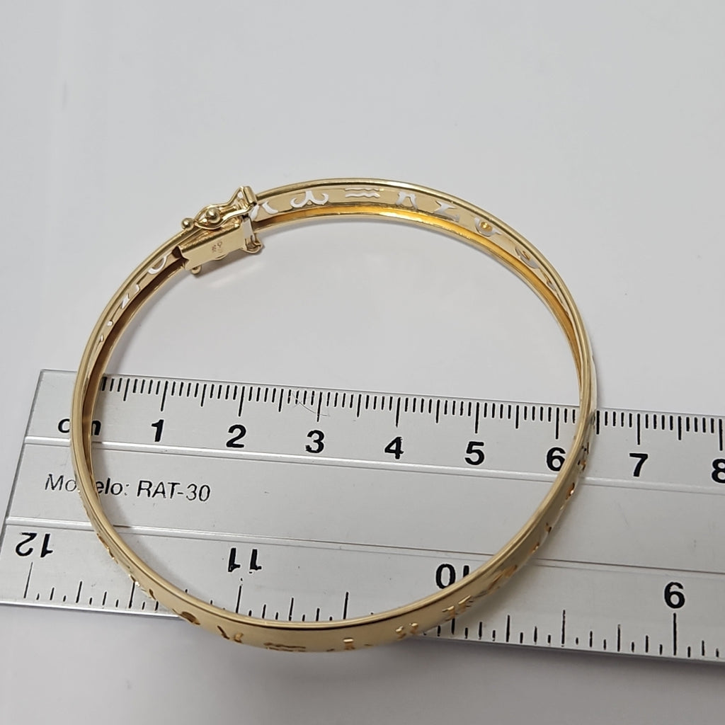 K1 9,00 GRMS 14 K ESPECIFICACIONES COMPLEMENTARIAS PULSERA RIGIDA (SEMINUEVO)