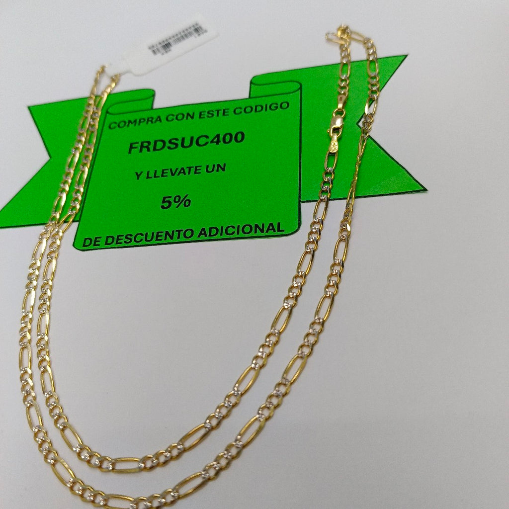 CADENA TEJIDO 3X1 9.1G 60 CM (NUEVO)