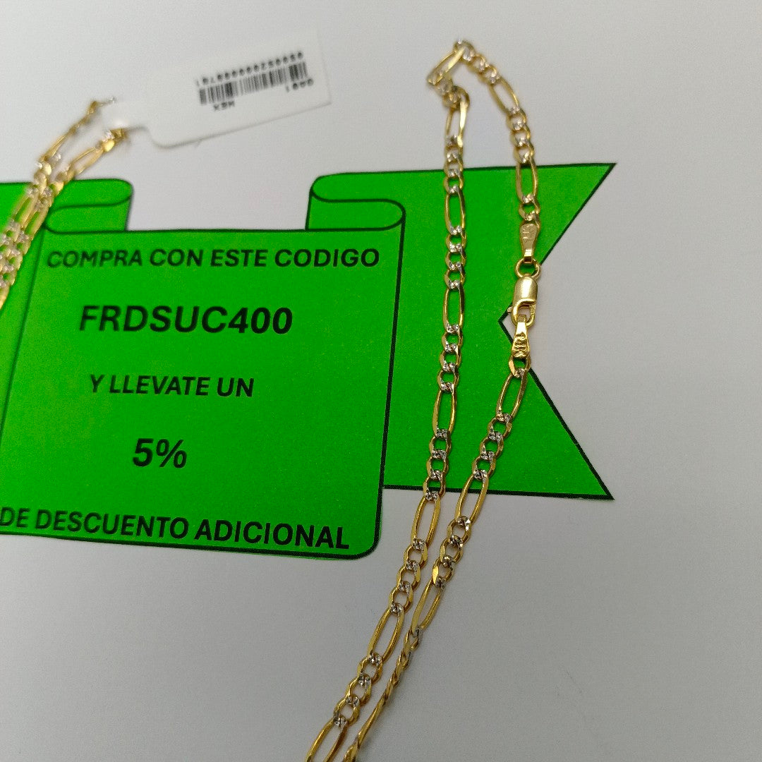 CADENA TEJIDO 3X1 9.1G 60 CM (NUEVO)