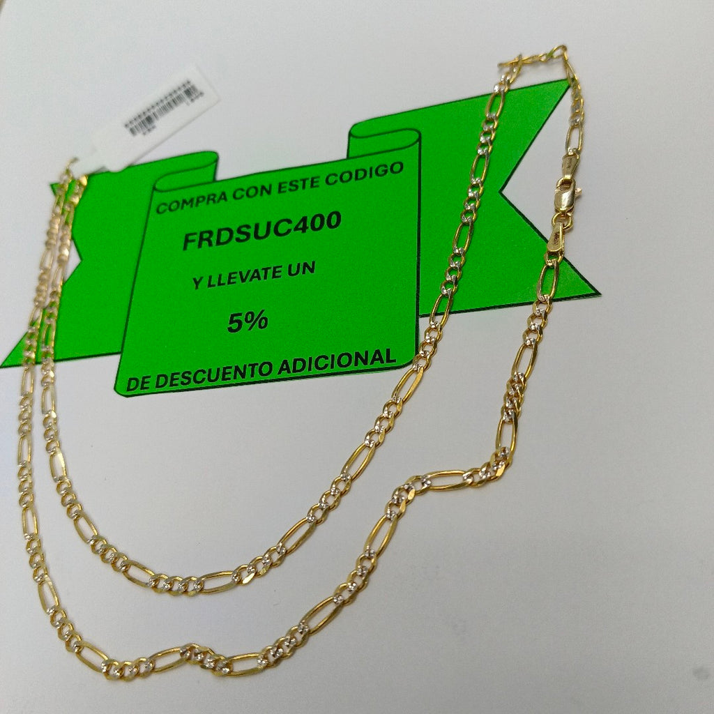 CADENA TEJIDO 3X1 8.4G 55 CM (NUEVO)