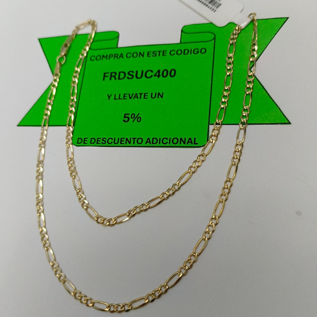 CADENA 3 X 1 8.01GR 50 CM CM (NUEVO)