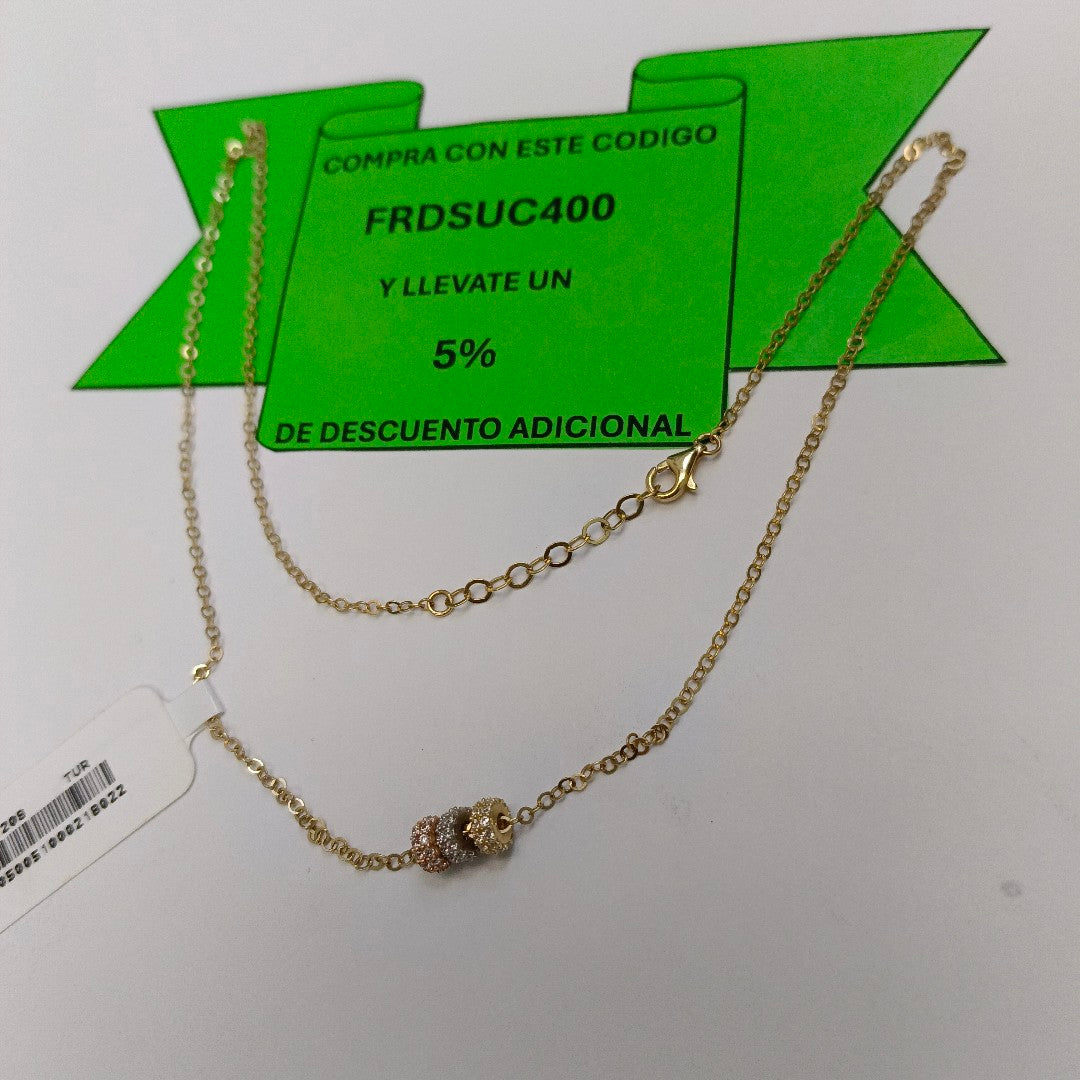 GARGANTILLAS ORO 14K 2.8 (NUEVO)