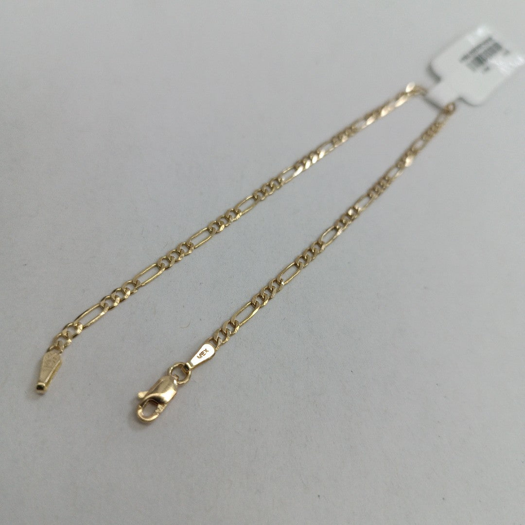 PULSERA TEJIDO 3X1 2.2G 21 CM 14K (NUEVO)
