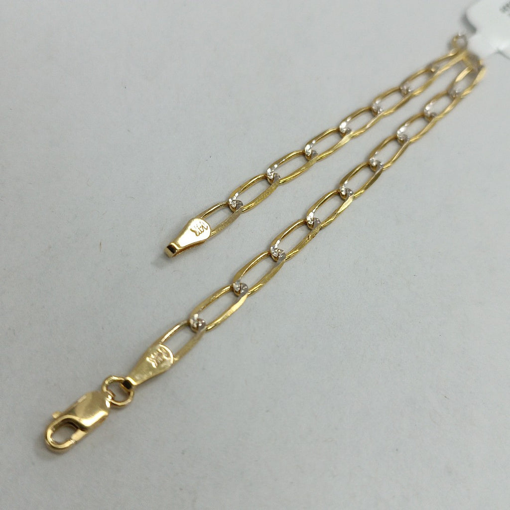 PULSERA TEJIDO ESLABONES 4G 18 CM (NUEVO)