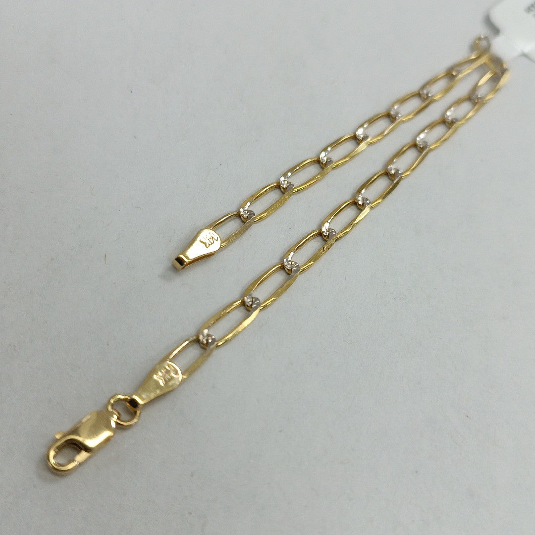 PULSERA TEJIDO ESLABONES 4G 18 CM (NUEVO)