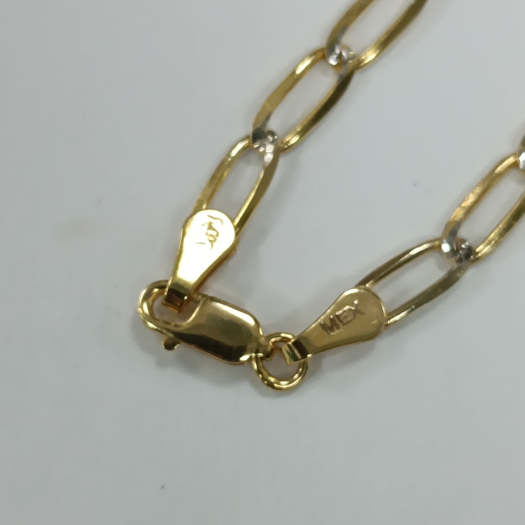 PULSERA TEJIDO ESLABONES 3.9G 18 CM (NUEVO)