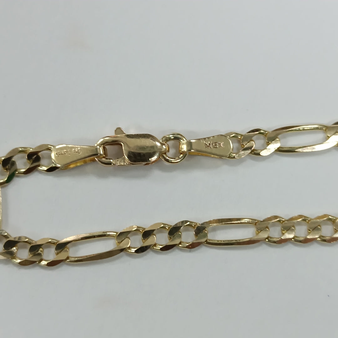 PULSERA TEJIDO 3X1 2.9G 18 CM 14K (NUEVO)