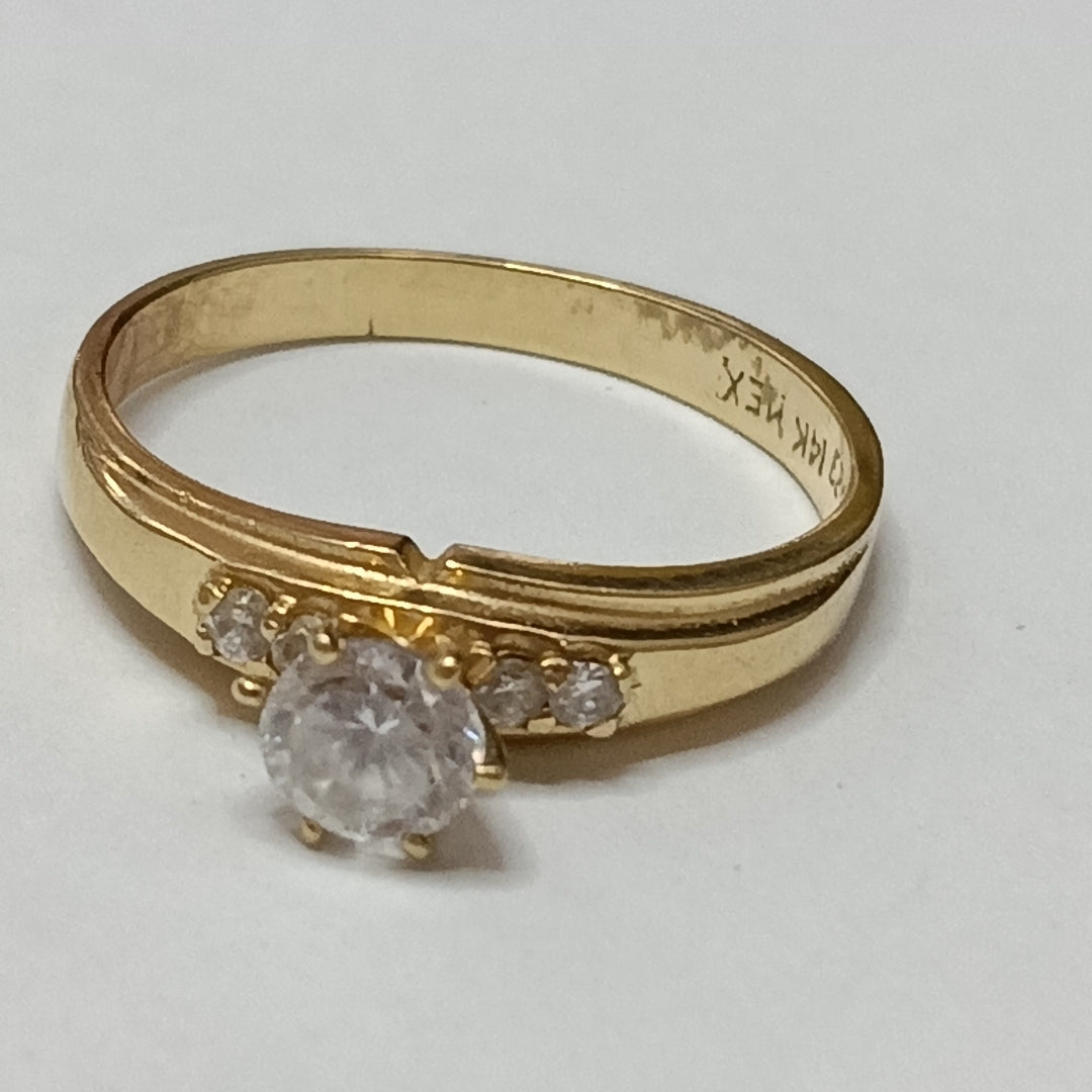 SOLITARIO ORO 14 K 2.6 GRMS (SEMINUEVO)