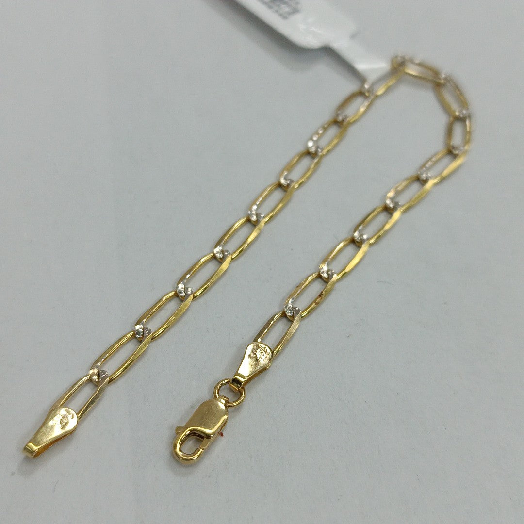 PULSERA TEJIDO ESLABONES 4G 18 CM (NUEVO)