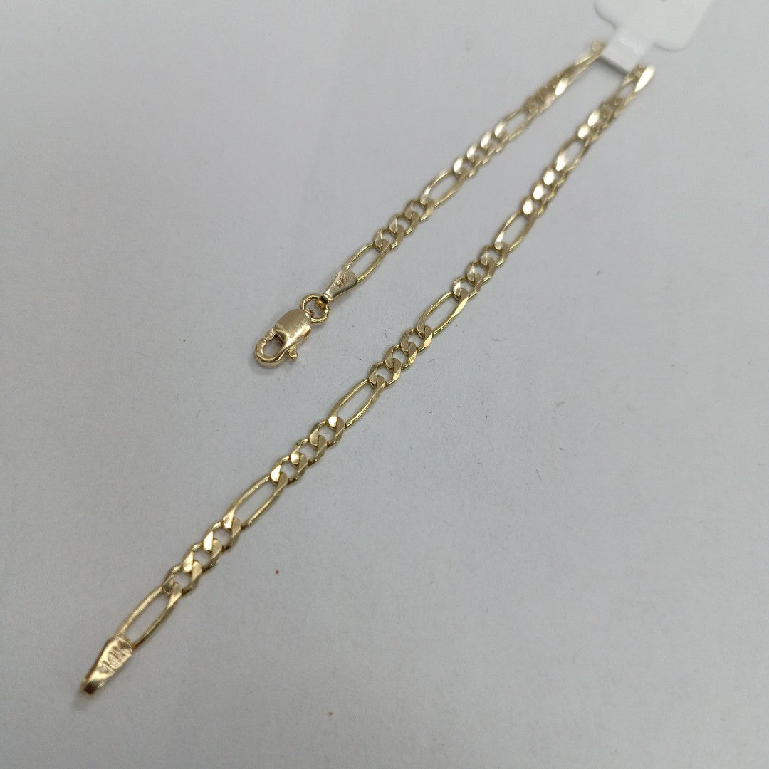 PULSERA TEJIDO 3X1 2.9G 18 CM 14K (NUEVO)