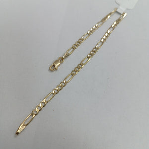 PULSERA TEJIDO 3X1 2.9G 18 CM 14K (NUEVO)
