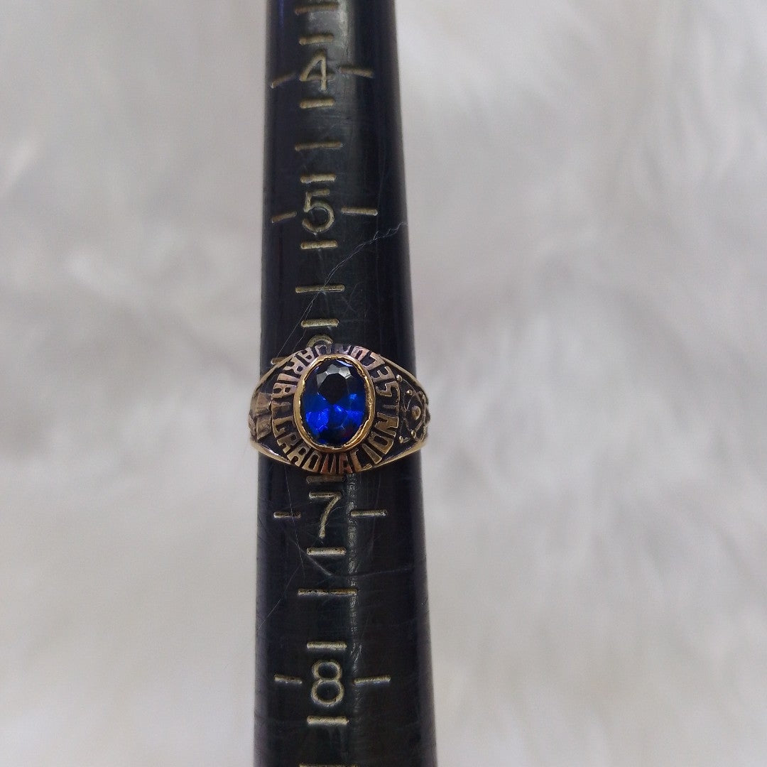 ANILLO DE GRADUACIÓN ORO 8 K 3,37 GRMS (SEMINUEVO)