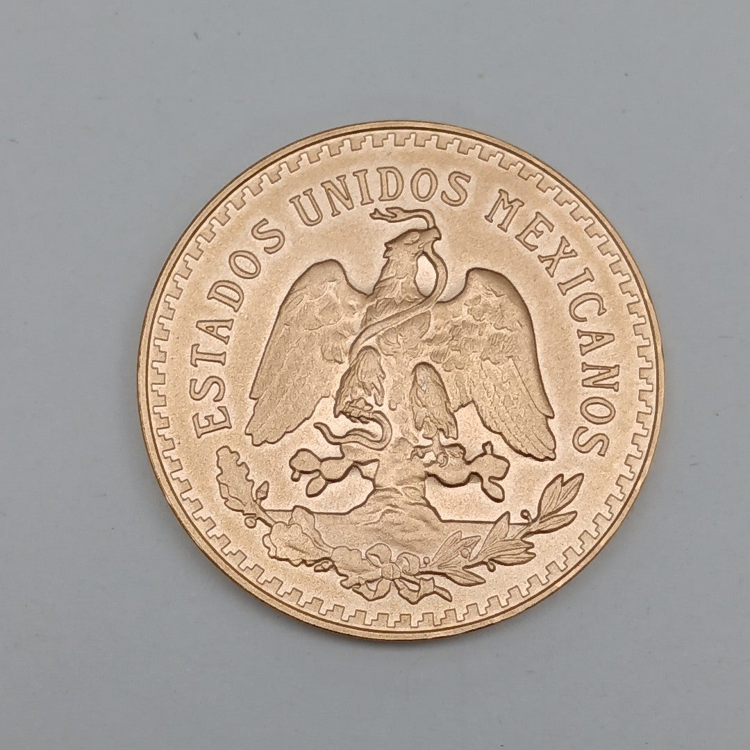 K1 41,60 GRMS 21 K IDENTIFICACIÓN MONEDA NOMINATIVA MONEDAS PESOS 50 PESOS (SEMINUEVO)