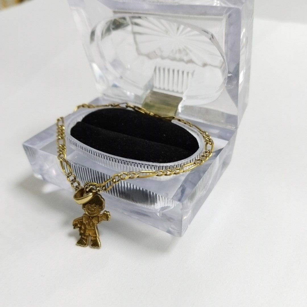 DIJE, PULSERA ORO 10 K 4.4 GRMS (SEMINUEVO)