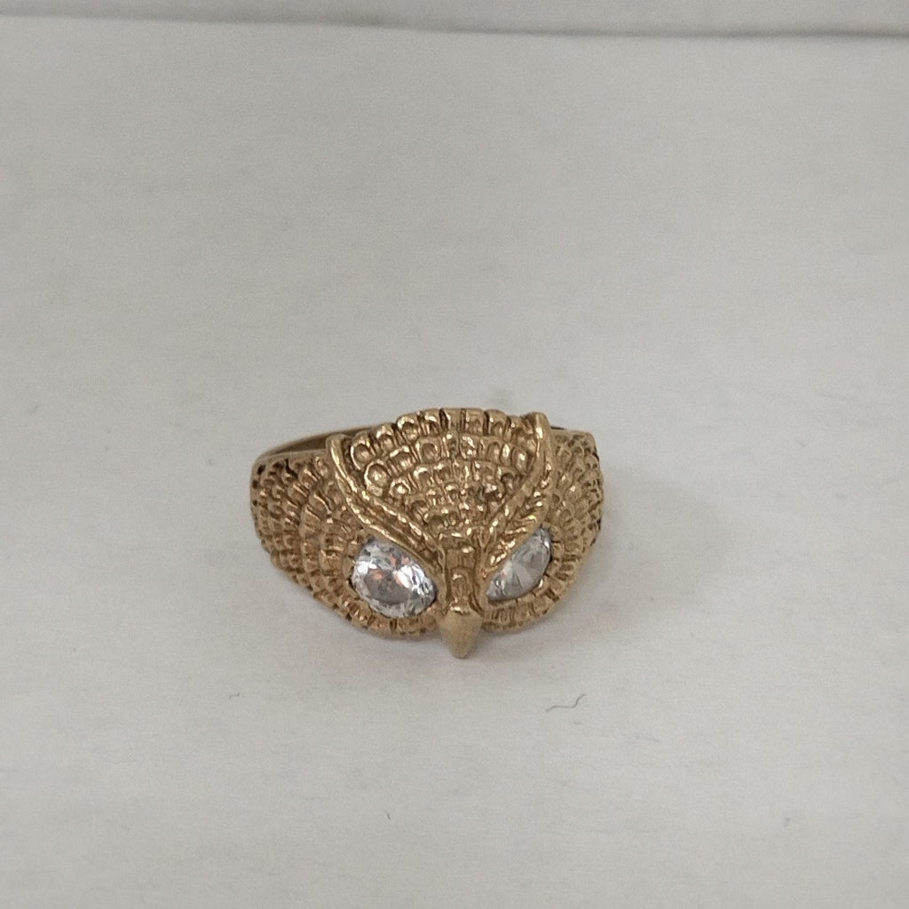 K1 5,80 GRMS 10 K ESPECIFICACIONES COMPLEMENTARIAS ANILLO DE BUHO CON PIEDRAS DE (SEMINUEVO)