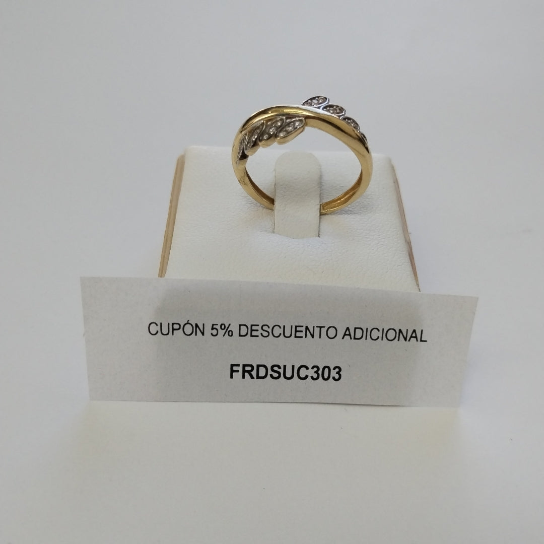 ANILLOS DAMA ORO 14K 2 (NUEVO)