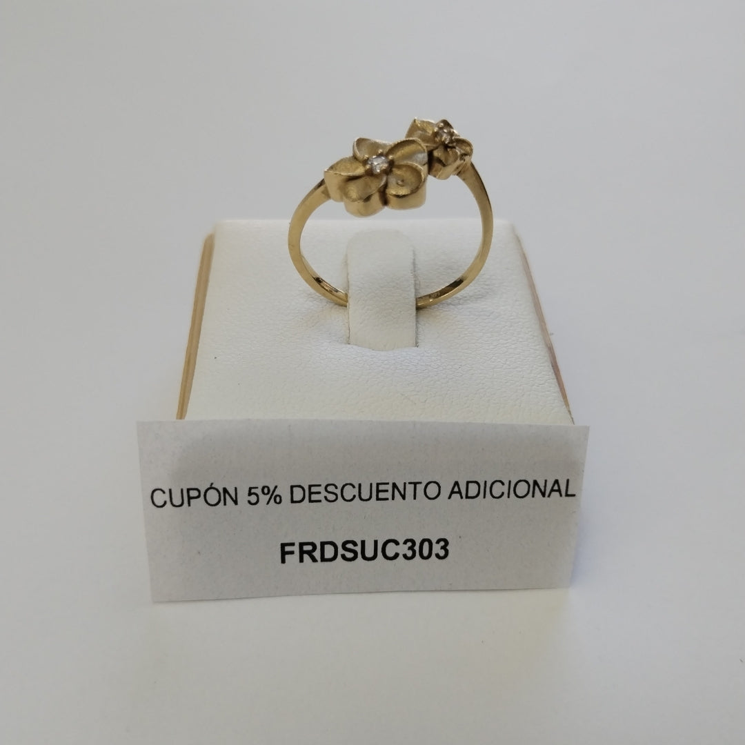 ANILLOS DAMA ORO 14K 2 (NUEVO)