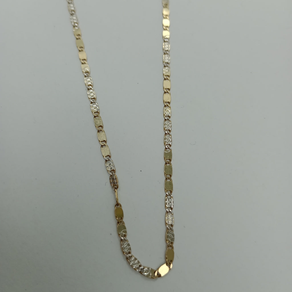 CADENA ORO PLATINO 14 K 4,20 GRMS (SEMINUEVO)