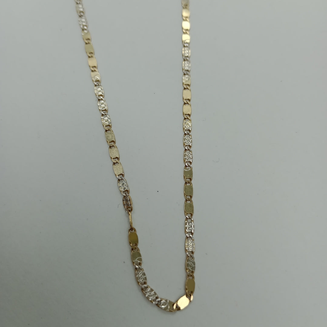 CADENA ORO PLATINO 14 K 4,20 GRMS (SEMINUEVO)