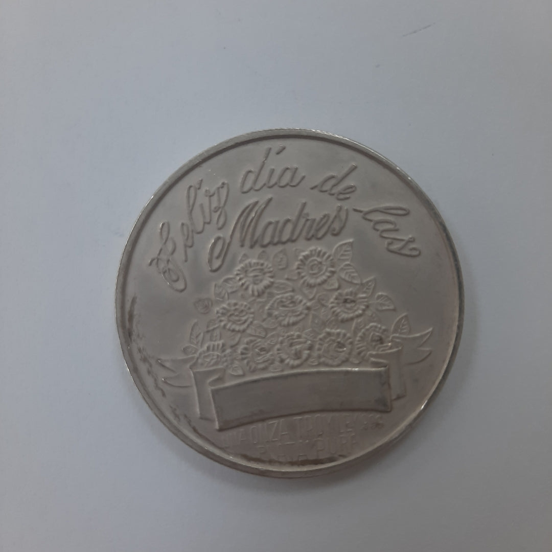 MEDALLA CONMEMORATIVA PLATA 31.3 GRMS (SEMINUEVO)