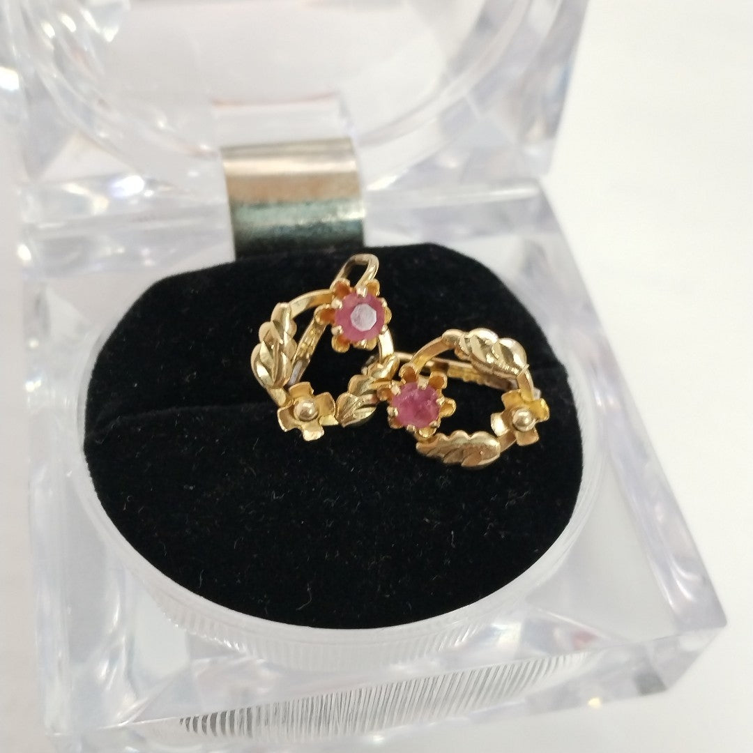 ARETES PAR ORO 10 K 1.7 GRMS (SEMINUEVO)