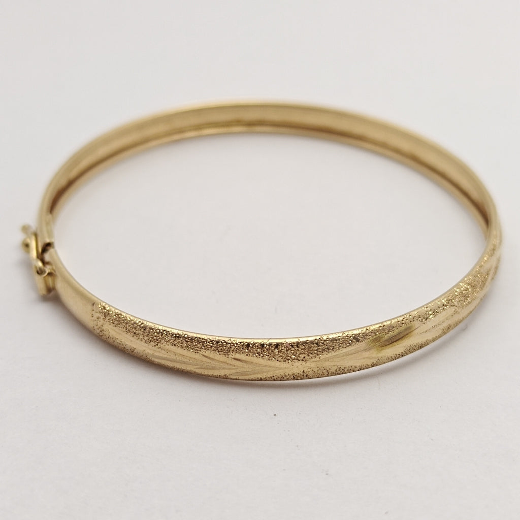 PULSERA RIGIDA ORO 14 K 3,10 GRMS (SEMINUEVO)