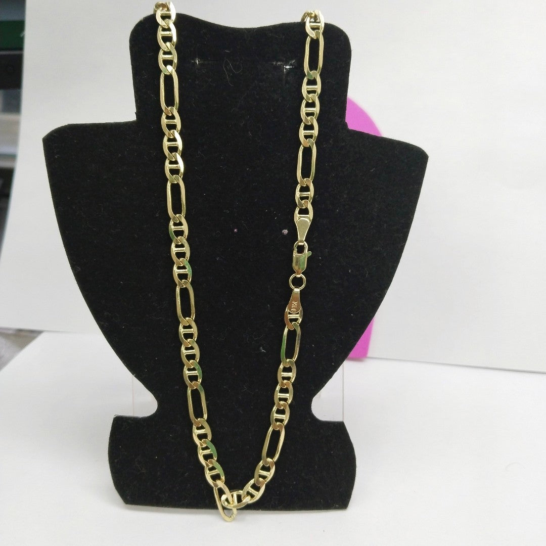 CADENA FIGARO 18.81GR 55 CM 14K (NUEVO)