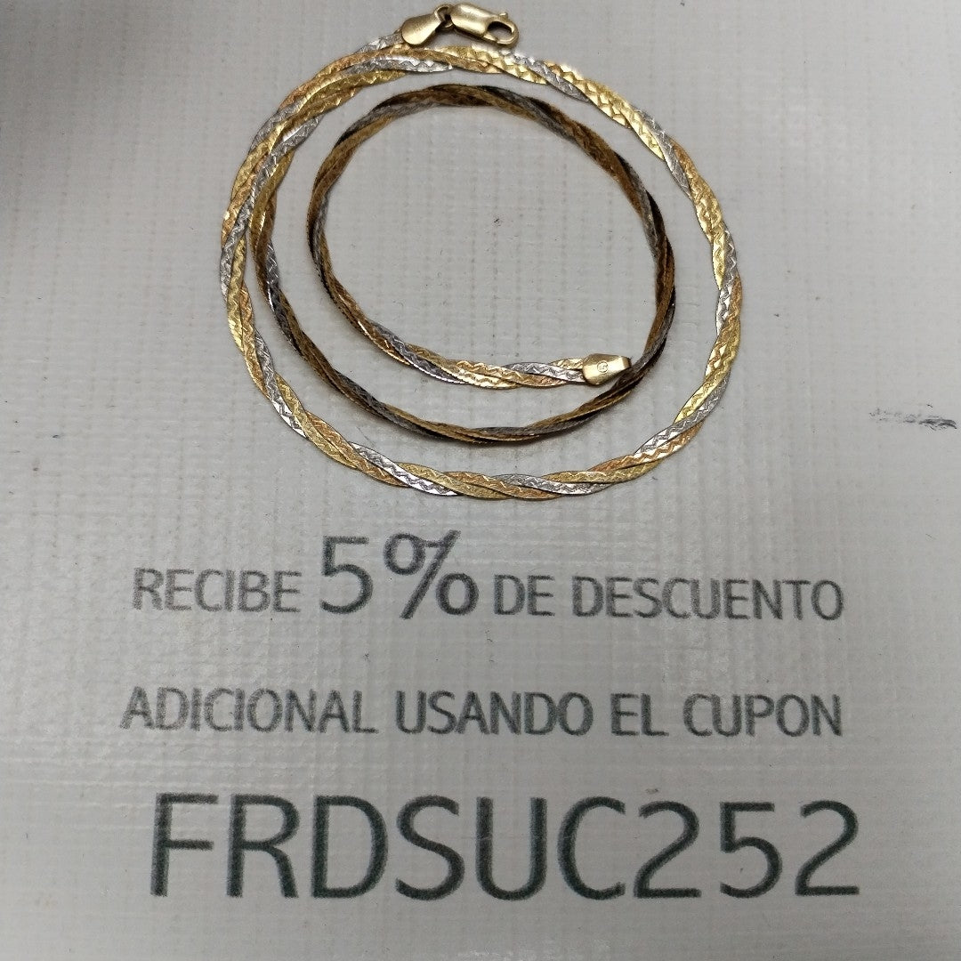 GARGANTILLA ORO 14 K 9.7 GRMS (SEMINUEVO)