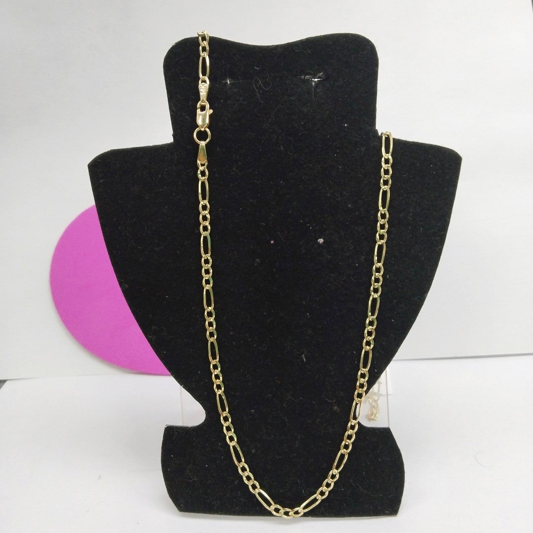 CADENA 3 X 1 6.51GR 55 CM 14K (NUEVO)