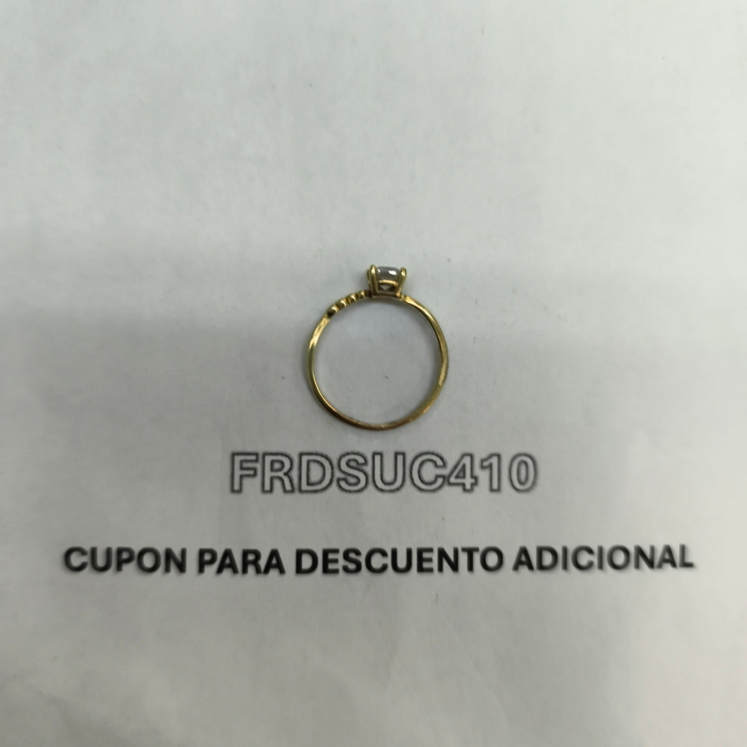K1 1,50 GRMS 10 K ESPECIFICACIONES COMPLEMENTARIAS ANILLITO CON CIRCONIA EN MESA (SEMINUEVO)