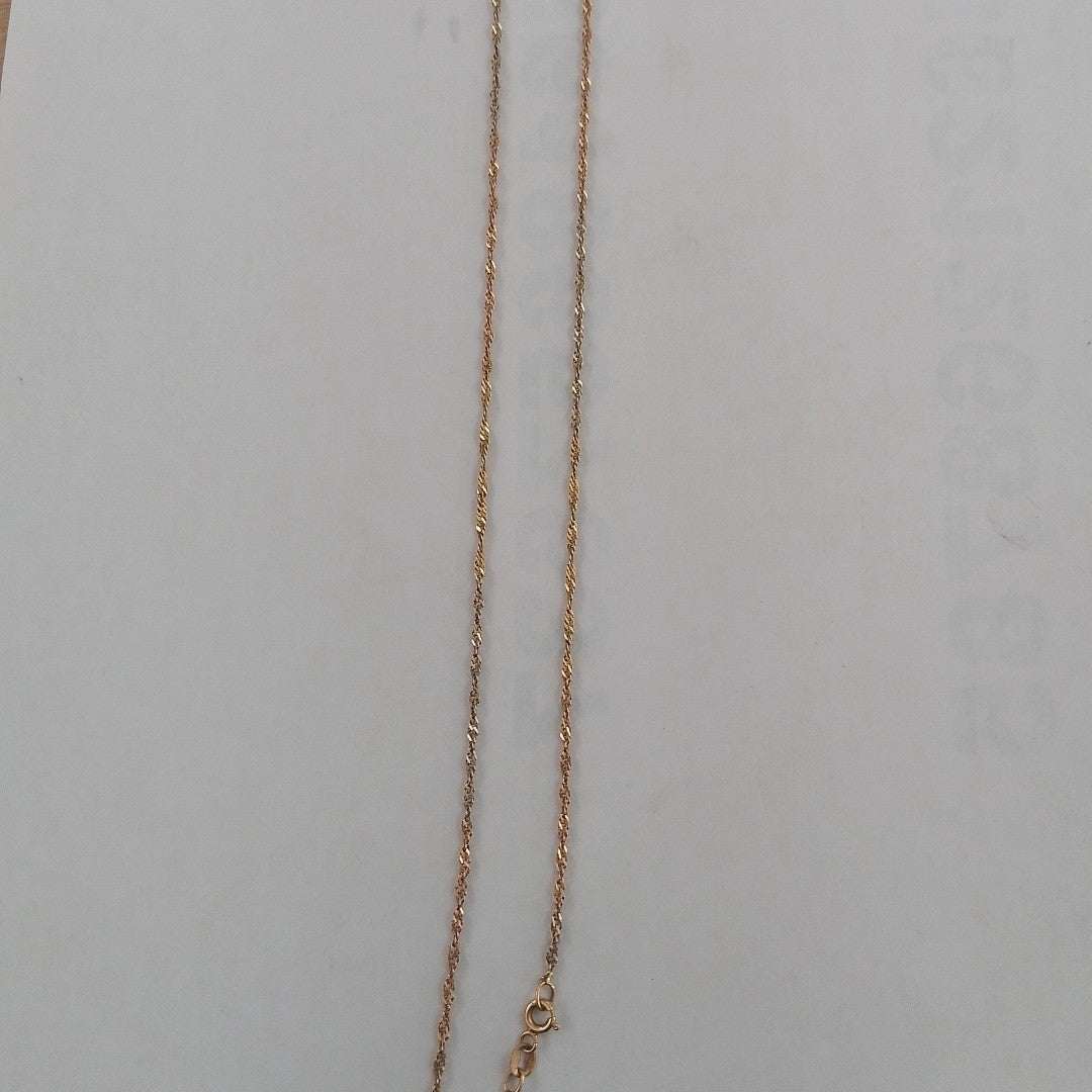 CADENA ORO 14 K 2,30 GRMS (SEMINUEVO)