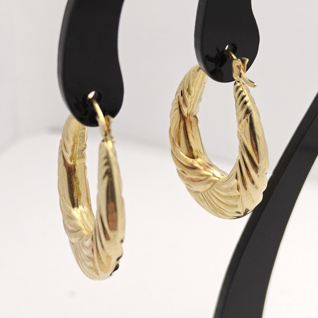 ARRACADAS PAR ORO 14 K 3,50 GRMS (SEMINUEVO)