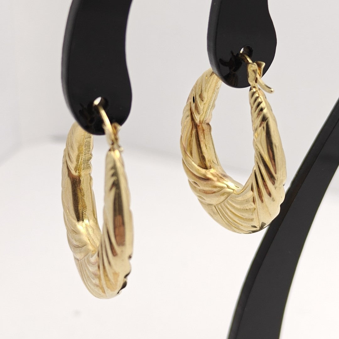ARRACADAS PAR ORO 14 K 3,50 GRMS (SEMINUEVO)