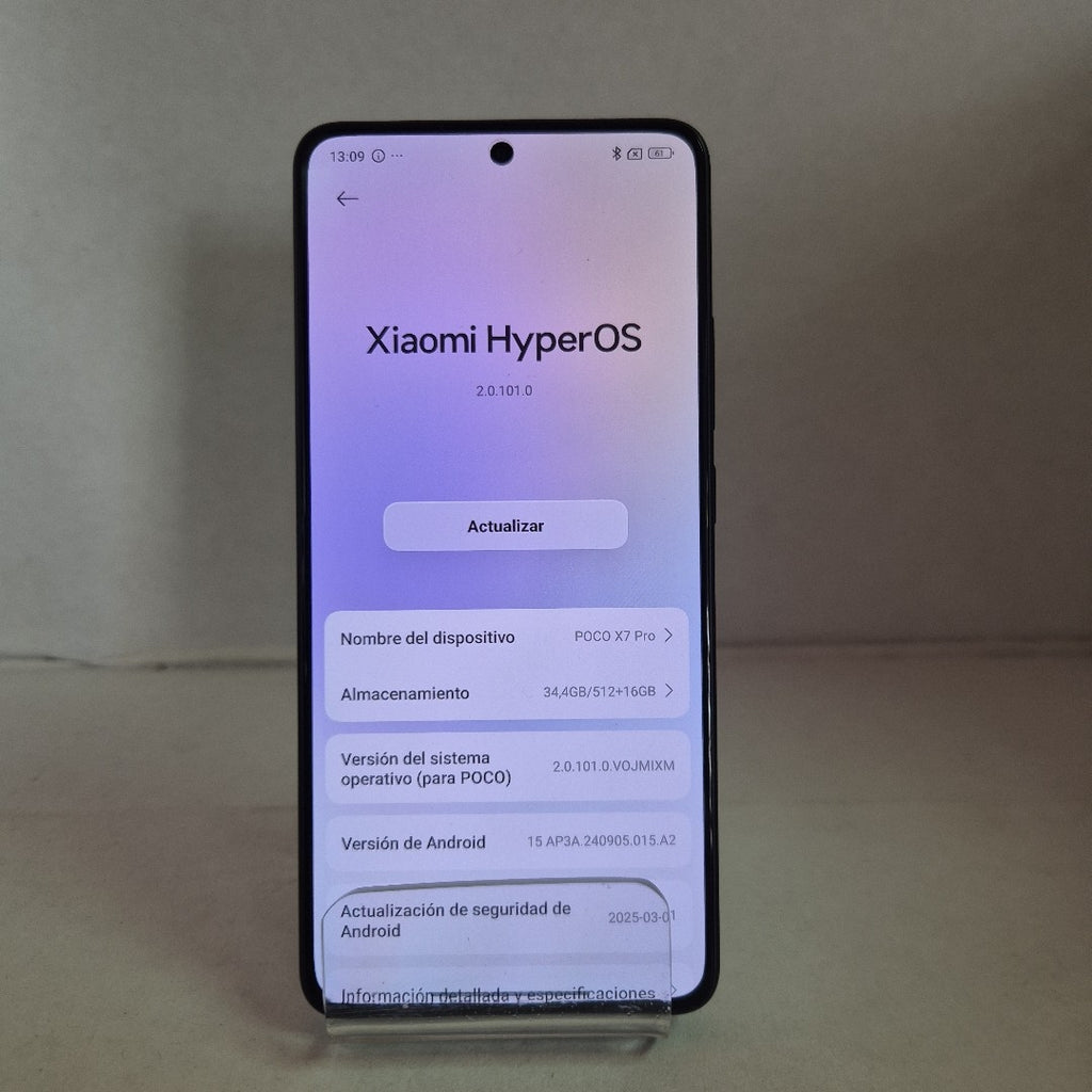 CELULAR XIAOMI POCO X7 PRO 2412DPC0AG (2025) 512 GB 12 GB RAM (SEMINUEVO)