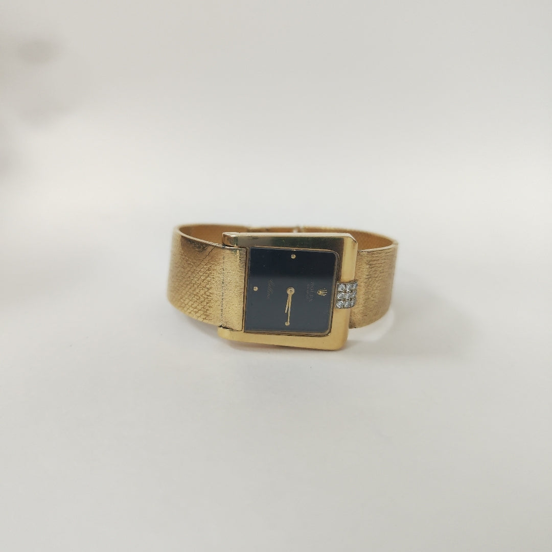 RELOJ CAJA Y PULSO ORO ORO 18 K 80.5 GRMS (SEMINUEVO)