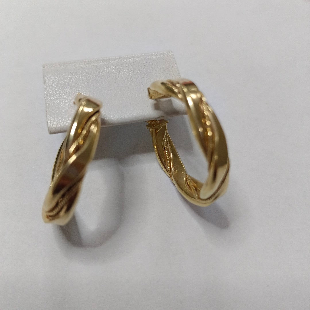 ARRACADAS PAR ORO 10 K 3.9 GRMS (SEMINUEVO)