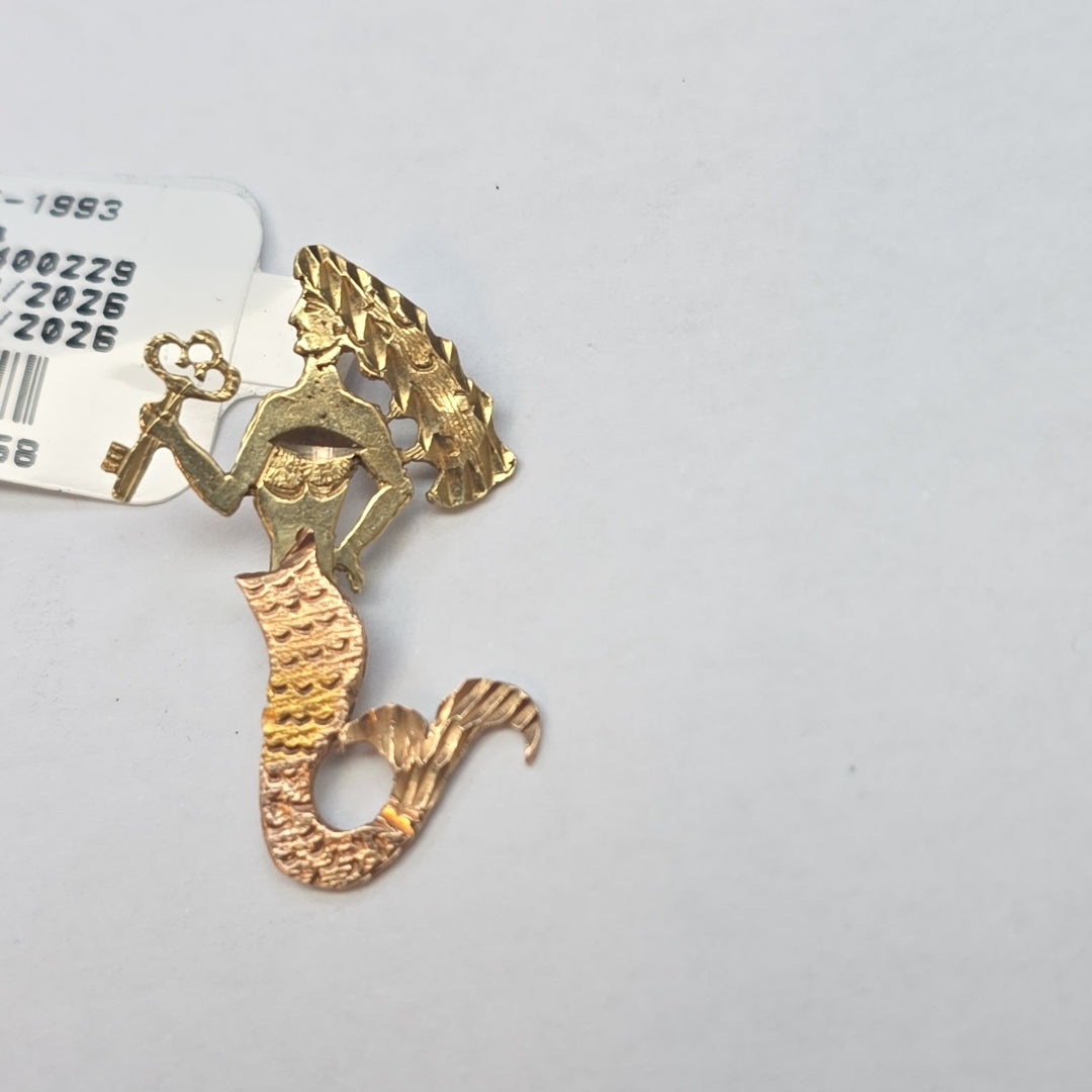 DIJE ORO COMBINADO 14 K 1,30 GRMS (SEMINUEVO)