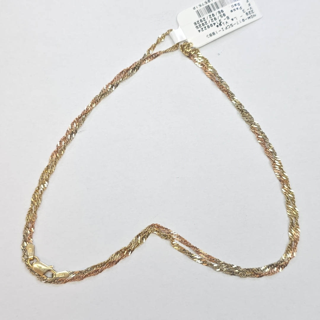 CADENA ORO 14 K 4,90 GRMS (SEMINUEVO)